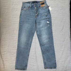 Rigid denim Mom Jeans